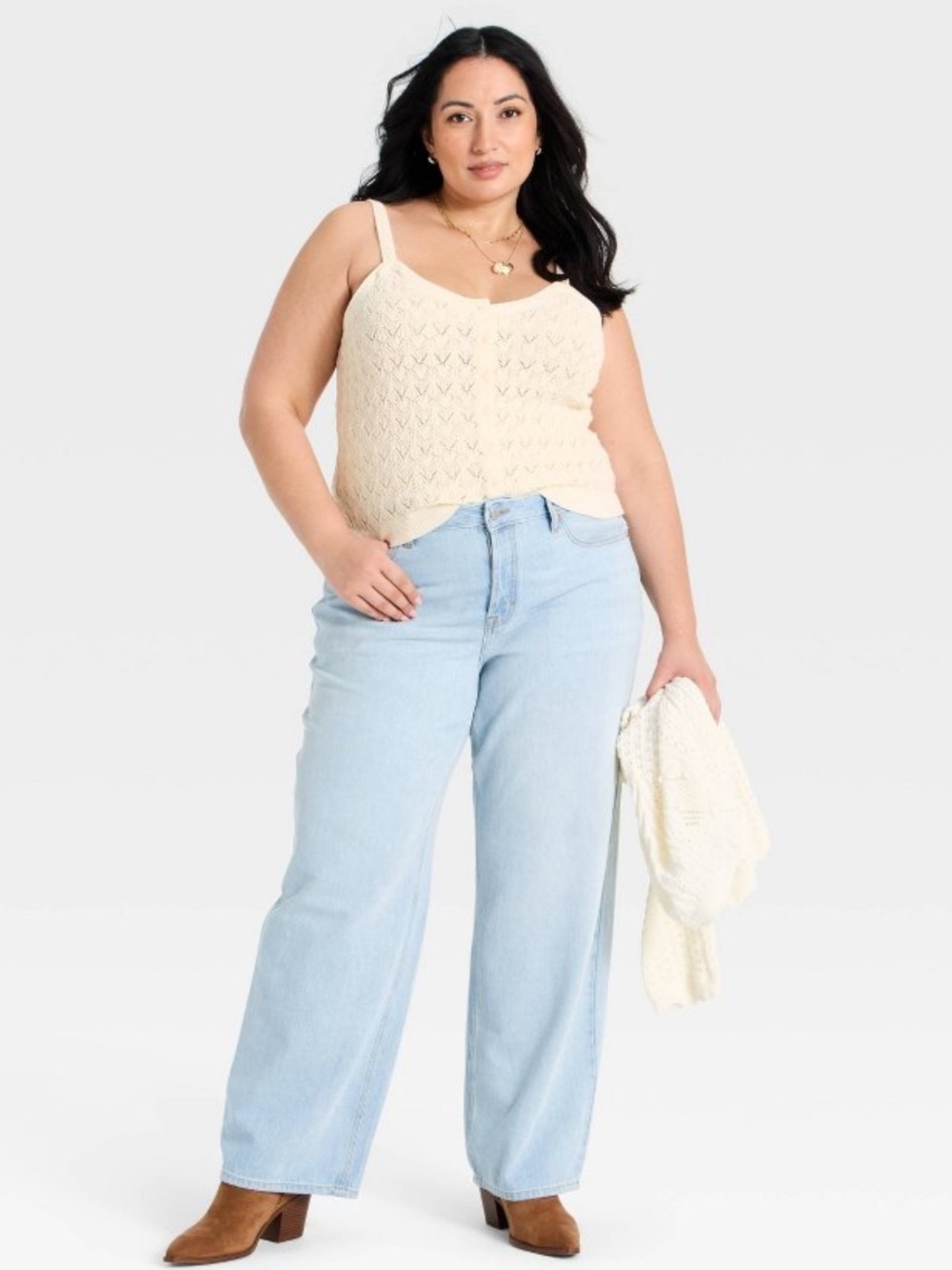 Universal Thread Light Blue Wide-Leg Jeans